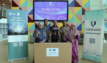 Lucky Draw Prize giving session from Emerald ICE Publishing to UMPSA Library