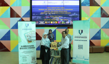 Majlis Serahan Buku Derma Program Jom! Derma Buku Anjuran Pusat Pengurusan Akademik (PPA) Kepada Perpustakaan Universiti Malaysia Pahang Al-Sultan Abdullah