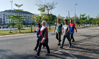 UMPSA Library - Program Gaya Hidup Sihat Anjuran Perpustakaan 2024 (Jogging & Brisk Walk)