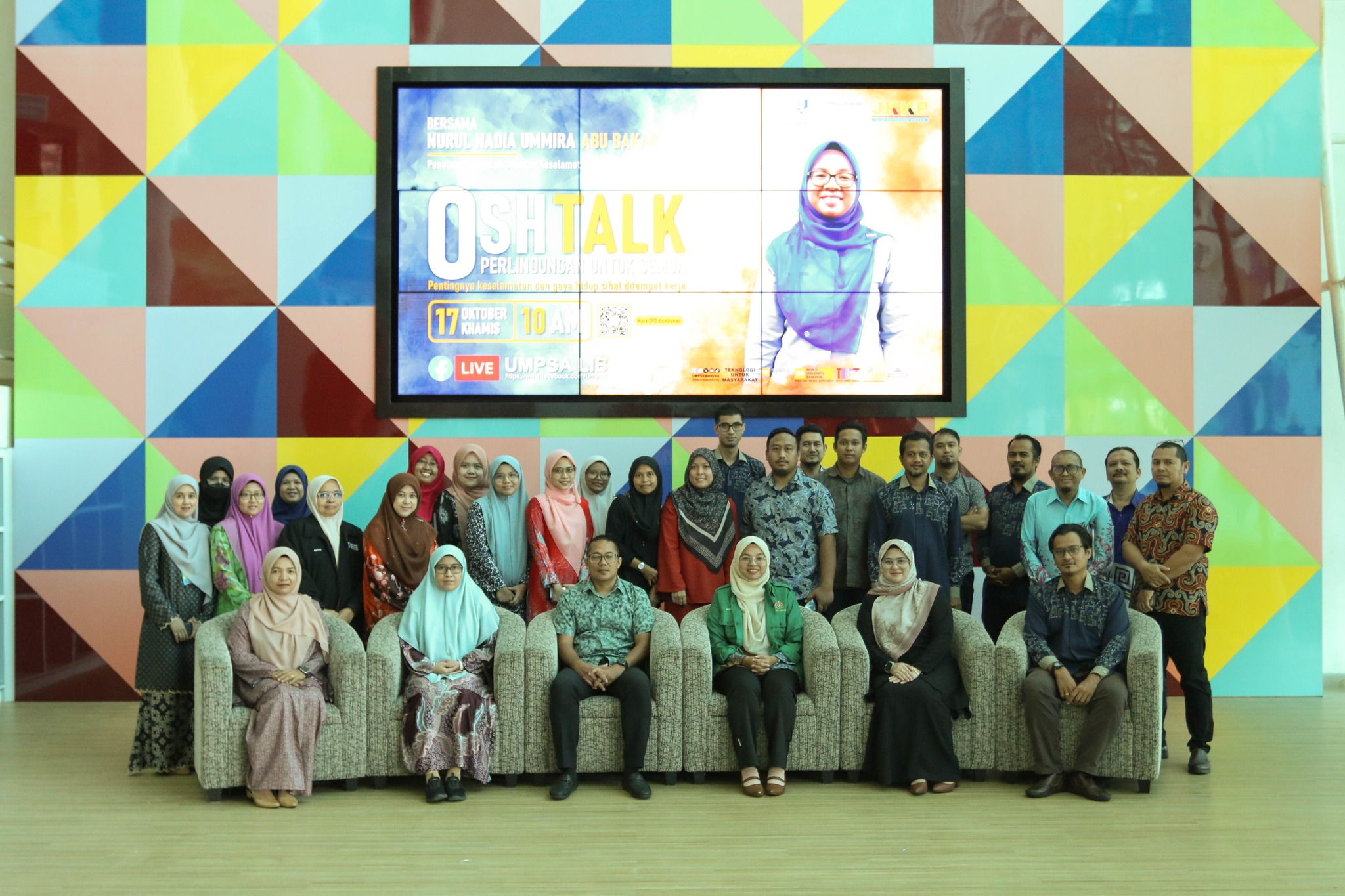 UMPSA Library Official - Knowledge Sharing OSH Talk: Protection for All ...