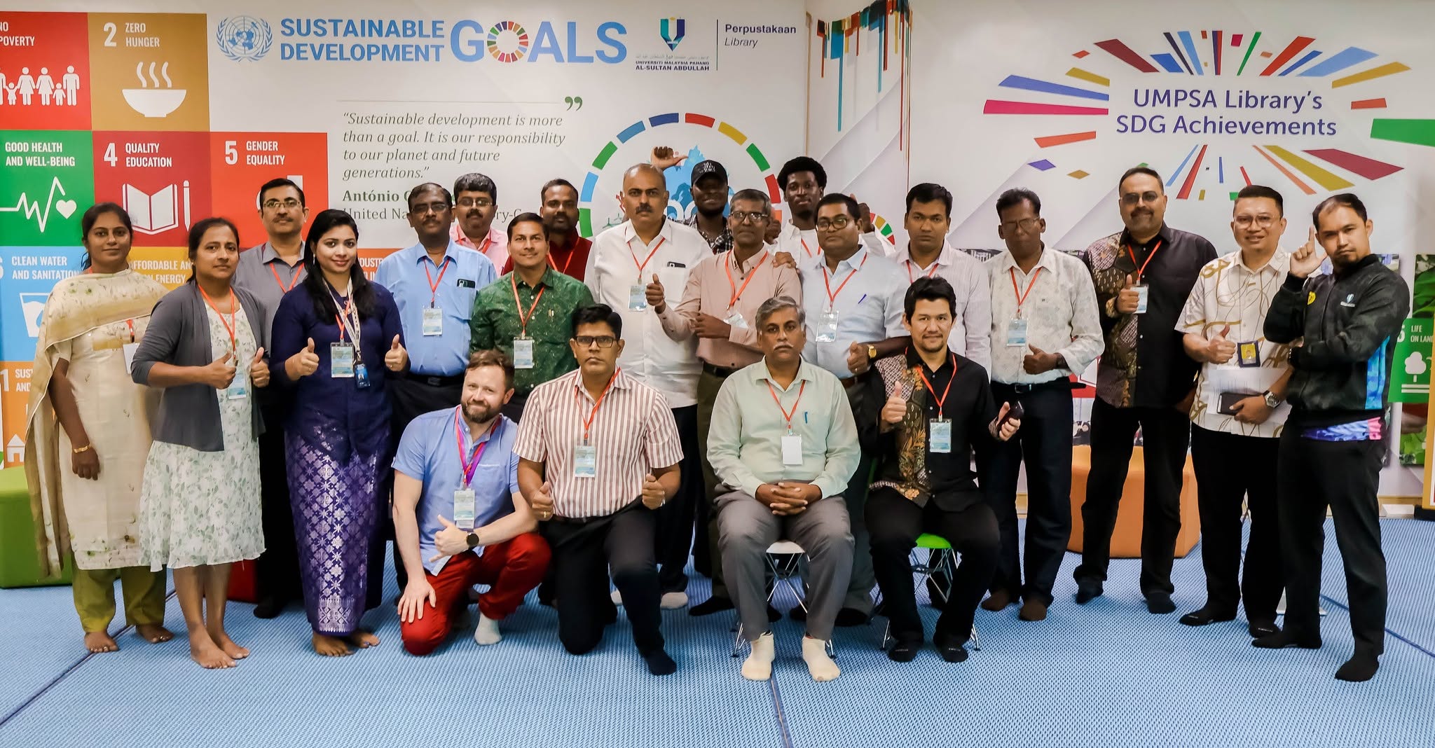 Lawatan ke Perpustakaan UMPSA daripada Delegasi International Workshop on Smart and Sustainable Agriculture (EUSAT-UMPSA)