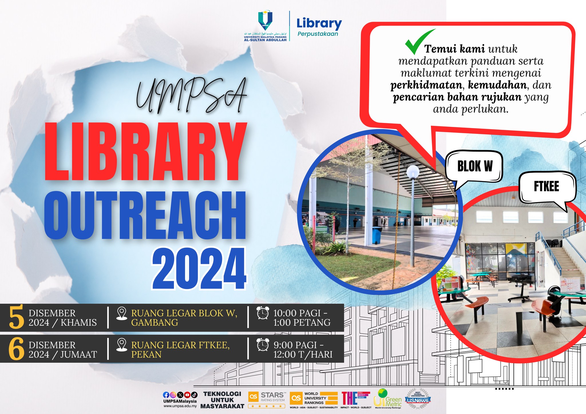 UMP Library Official - UMPSA LIBRARY OUTREACH 2024: Ruang Legar FTKEE ...